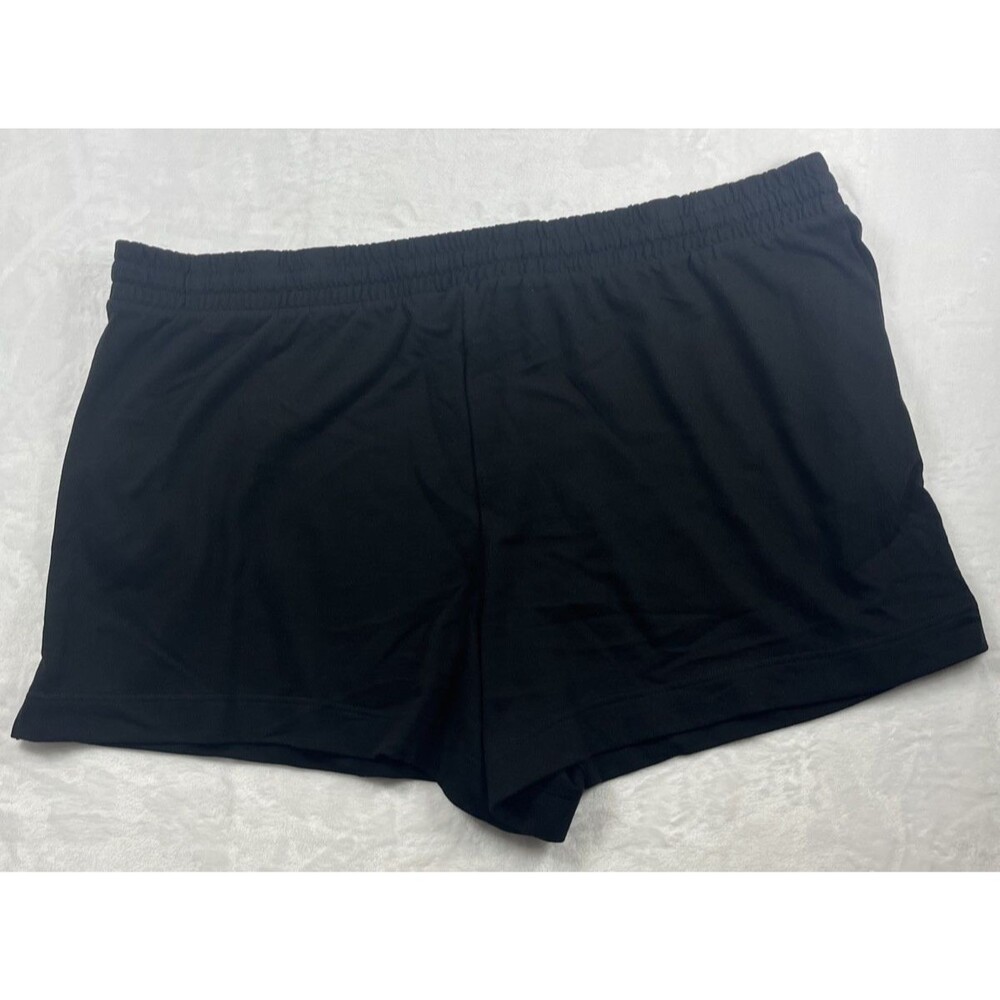TERRA & SKY Drawcord Knit Shorts Sweat Black Size 4X 28W-30W NEW - Picture 9 of 10